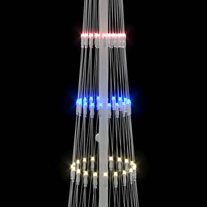 LED Weihnachtsbaum Mehrfarbig 51 x 51 x 190 cm Metall