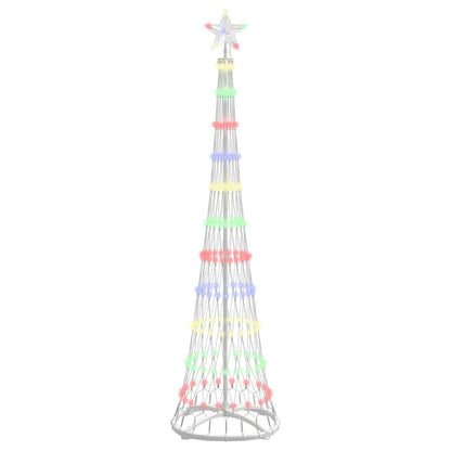 LED Weihnachtsbaum Mehrfarbig 51 x 51 x 190 cm Metall