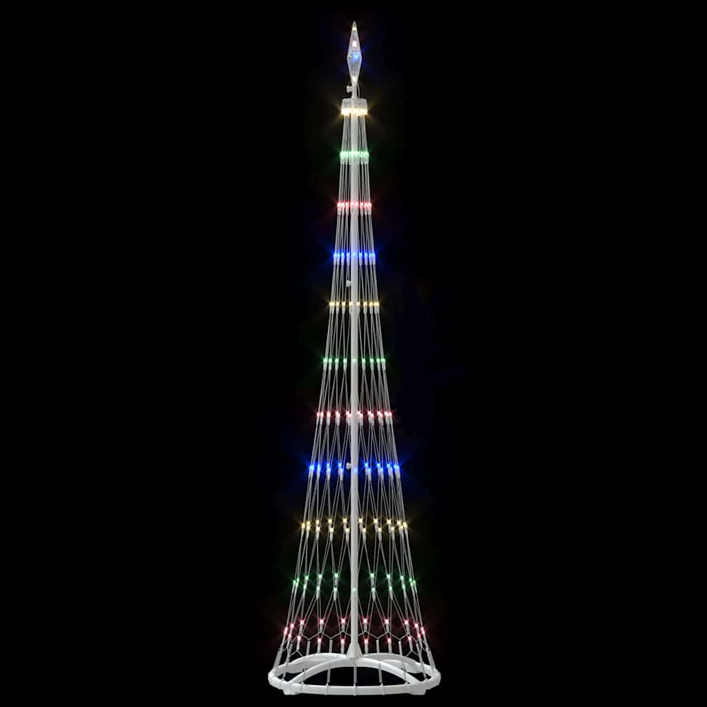 LED Weihnachtsbaum Mehrfarbig 51 x 51 x 190 cm Metall
