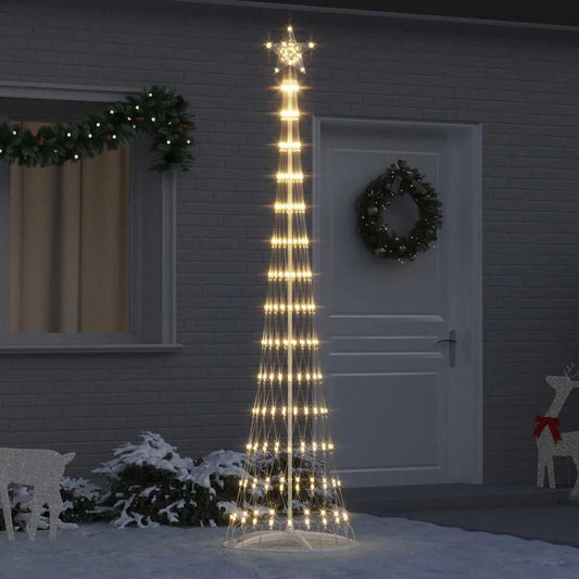 LED Weihnachtsbaum Warmes Weiß 70 x 70 x 250 cm Metall