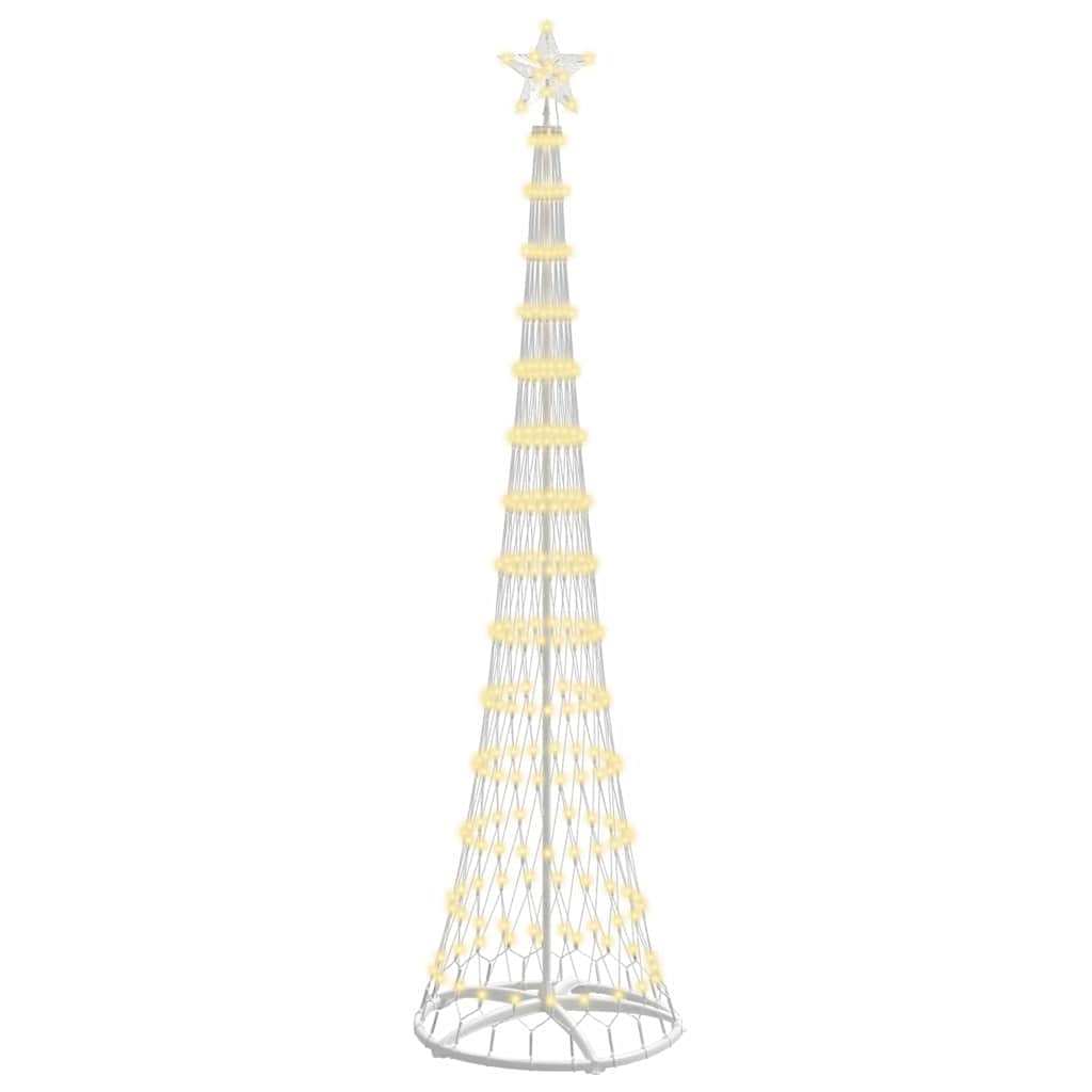 LED Weihnachtsbaum Warmes Weiß 70 x 70 x 250 cm Metall