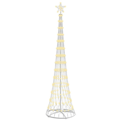 LED Weihnachtsbaum Warmes Weiß 70 x 70 x 250 cm Metall