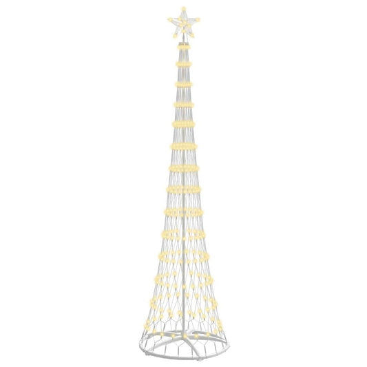 LED Weihnachtsbaum Warmes Weiß 70 x 70 x 250 cm Metall