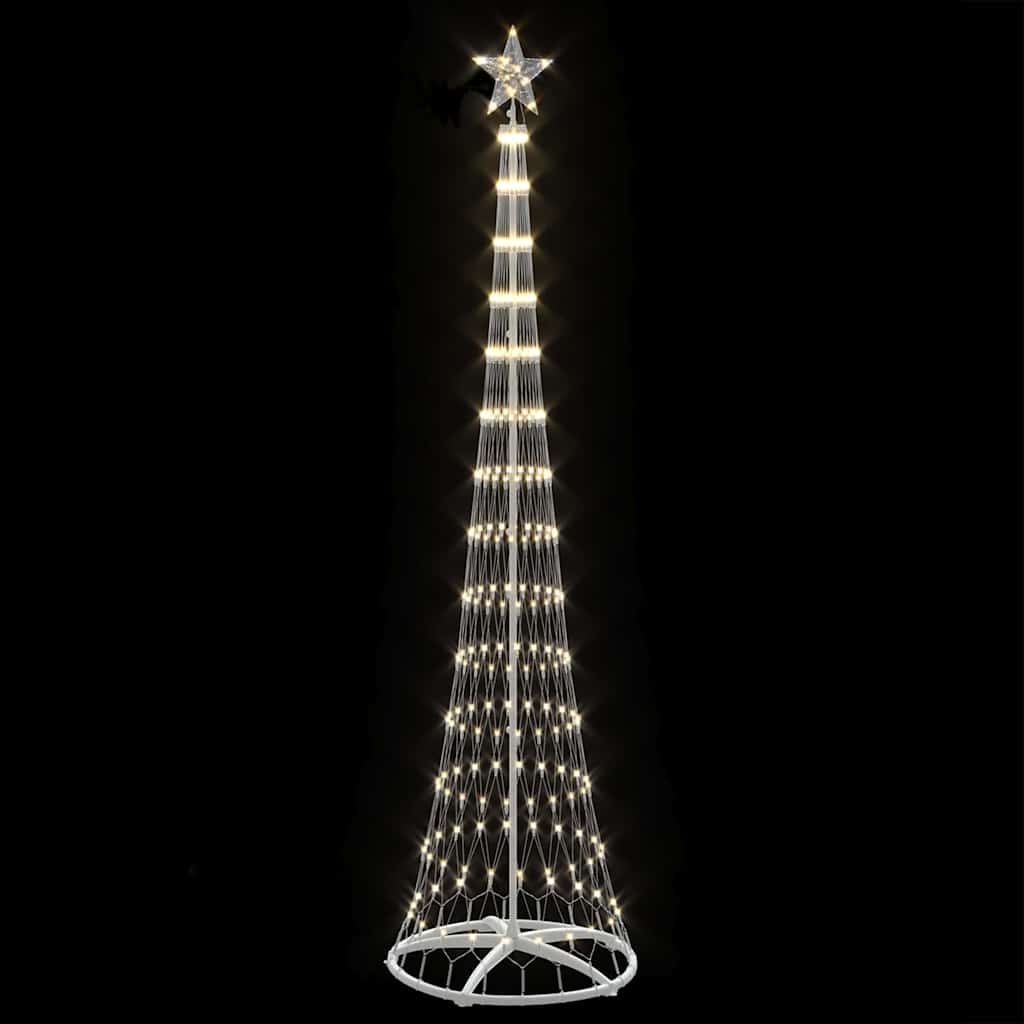 LED Weihnachtsbaum Warmes Weiß 70 x 70 x 250 cm Metall
