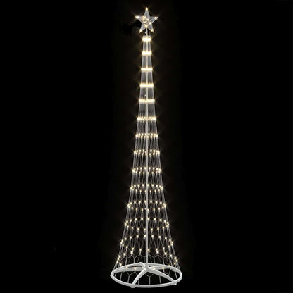LED Weihnachtsbaum Warmes Weiß 70 x 70 x 250 cm Metall