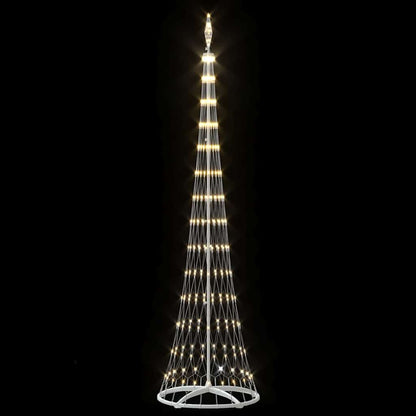 LED Weihnachtsbaum Warmes Weiß 70 x 70 x 250 cm Metall