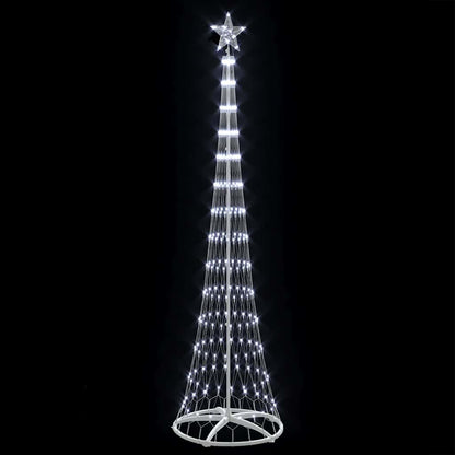 LED Weihnachtsbaum Kaltes Weiß 70 x 70 x 250 cm Metall