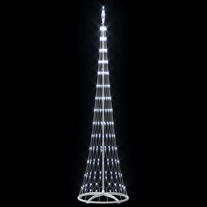 LED Weihnachtsbaum Kaltes Weiß 70 x 70 x 250 cm Metall