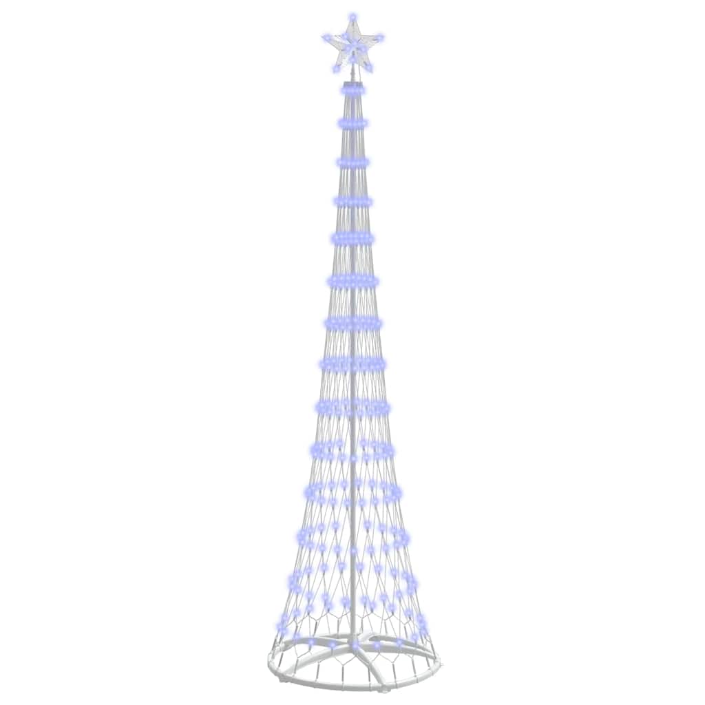 LED Weihnachtsbaum mit 290 LEDs Blau 70 x 70 x 250 cm Metall