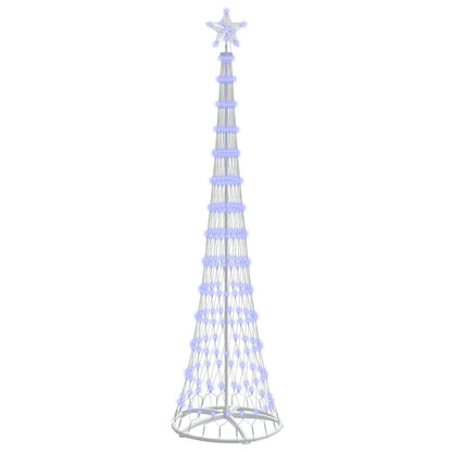 LED Weihnachtsbaum mit 290 LEDs Blau 70 x 70 x 250 cm Metall