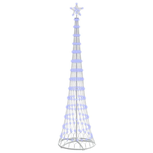 LED Weihnachtsbaum mit 290 LEDs Blau 70 x 70 x 250 cm Metall