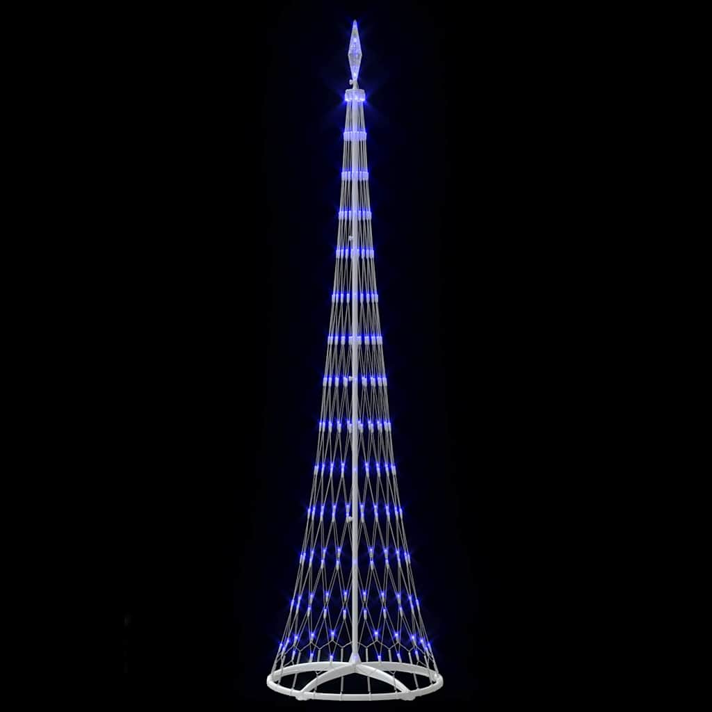LED Weihnachtsbaum mit 290 LEDs Blau 70 x 70 x 250 cm Metall