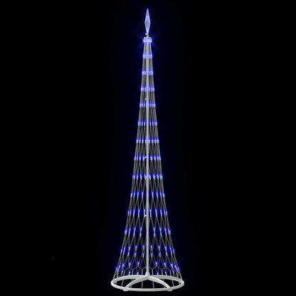 LED Weihnachtsbaum mit 290 LEDs Blau 70 x 70 x 250 cm Metall