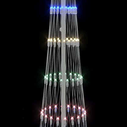 LED Weihnachtsbaum Mehrfarbig 70 x 70 x 250 cm Metall