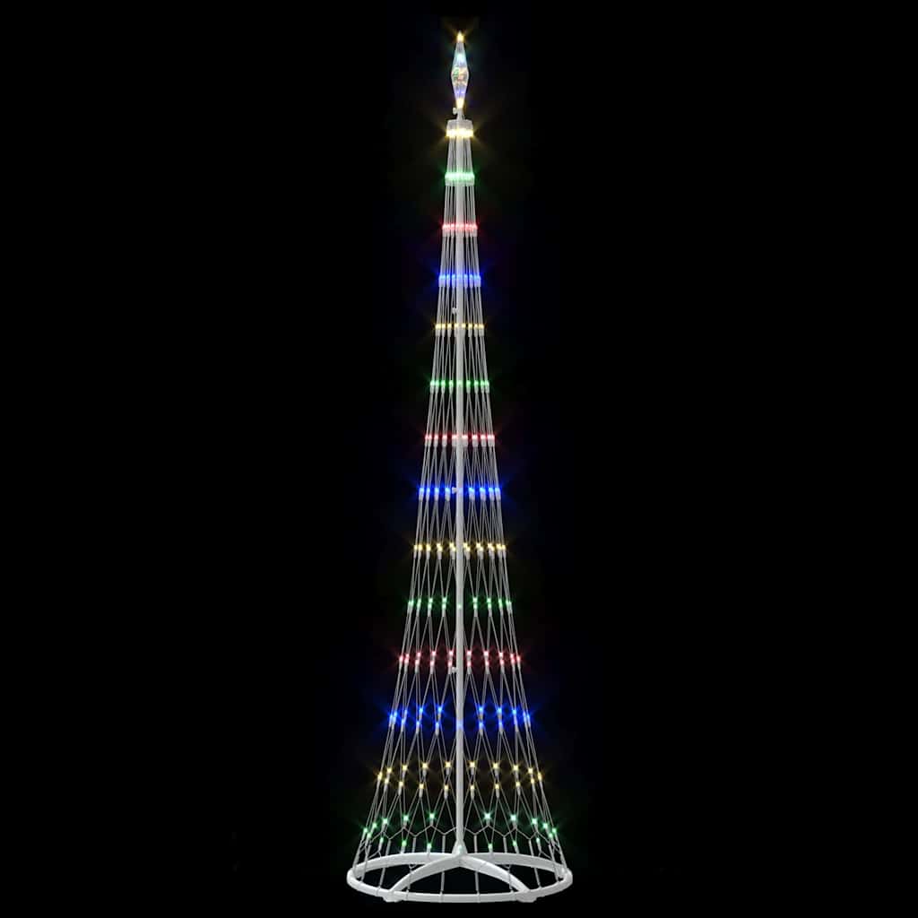 LED Weihnachtsbaum Mehrfarbig 70 x 70 x 250 cm Metall