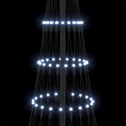 LED Weihnachtsbaum Kaltes Weiß 71 x 71 x 184,5 cm Metall