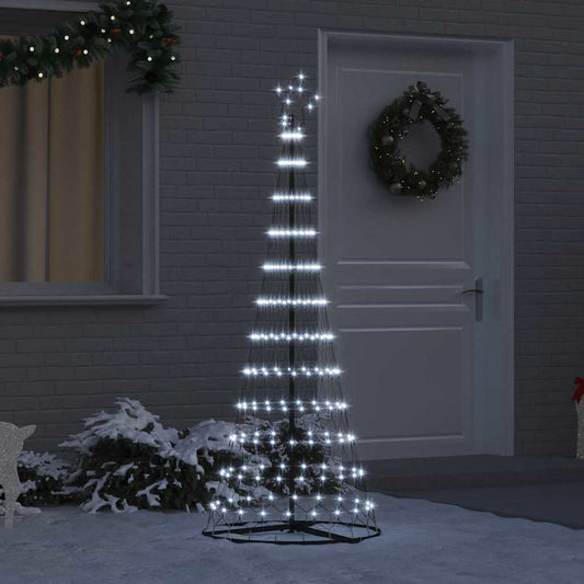 LED Weihnachtsbaum Kaltes Weiß 71 x 71 x 184,5 cm Metall