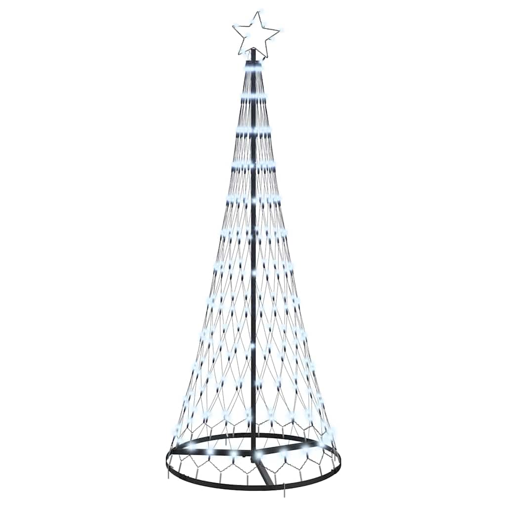LED Weihnachtsbaum Kaltes Weiß 71 x 71 x 184,5 cm Metall