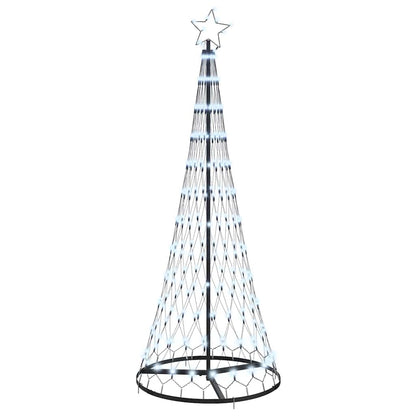 LED Weihnachtsbaum Kaltes Weiß 71 x 71 x 184,5 cm Metall