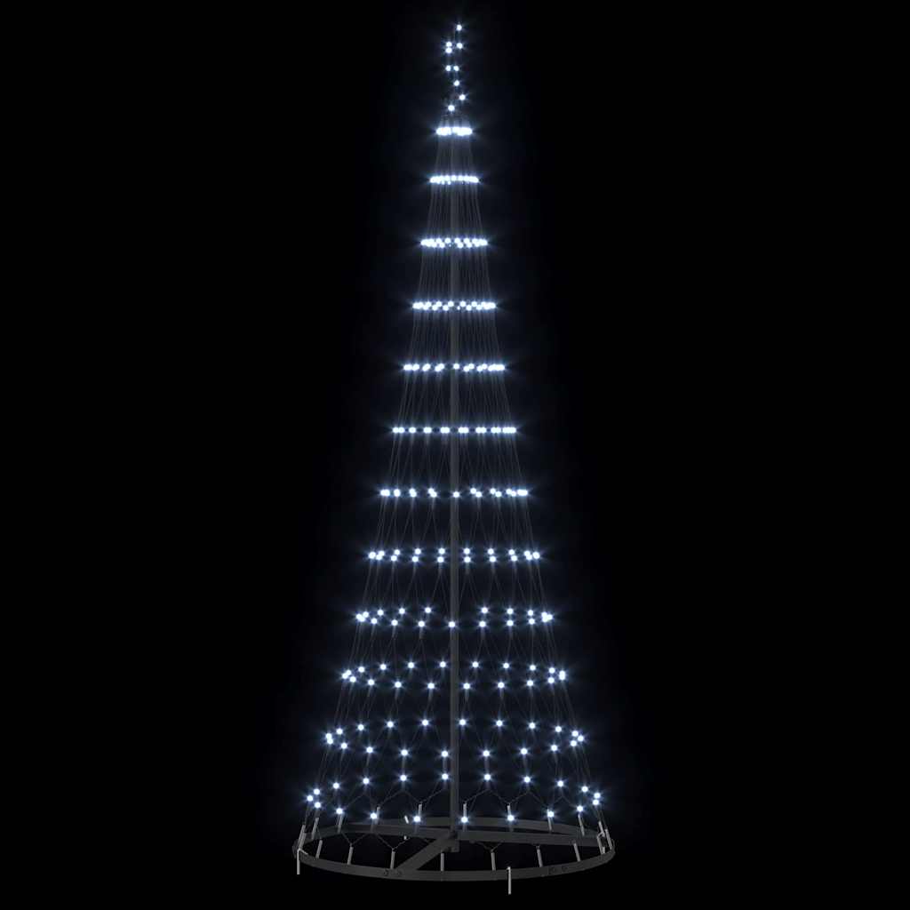 LED Weihnachtsbaum Kaltes Weiß 71 x 71 x 184,5 cm Metall