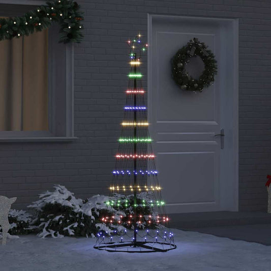 LED Weihnachtsbaum Mehrfarbig 71 x 71 x 184,5 cm Metall