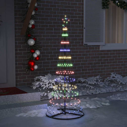LED Weihnachtsbaum Mehrfarbig 71 x 71 x 184,5 cm Metall