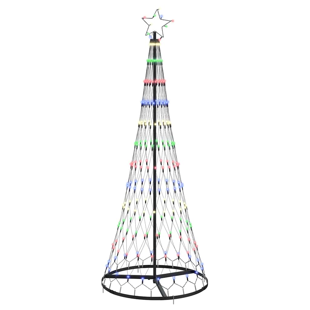 LED Weihnachtsbaum Mehrfarbig 71 x 71 x 184,5 cm Metall