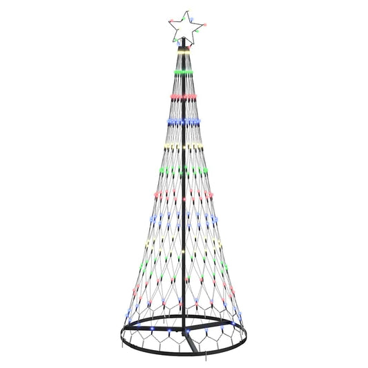 LED Weihnachtsbaum Mehrfarbig 71 x 71 x 184,5 cm Metall