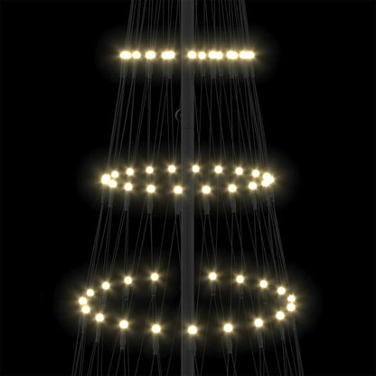 LED Weihnachtsbaum Warmes Weiß 100 x 100 x 250 cm Metall