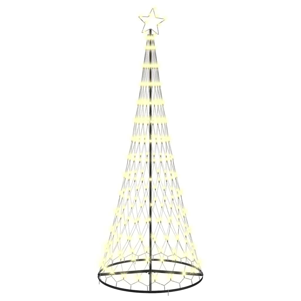 LED Weihnachtsbaum Warmes Weiß 100 x 100 x 250 cm Metall