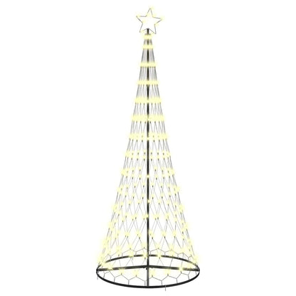 LED Weihnachtsbaum Warmes Weiß 100 x 100 x 250 cm Metall