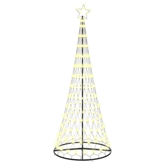 LED Weihnachtsbaum Warmes Weiß 100 x 100 x 250 cm Metall