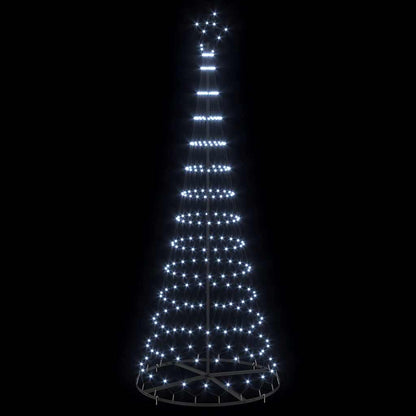LED Weihnachtsbaum Kaltes Weiß 100 x 100 x 250 cm Metall