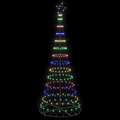 LED Weihnachtsbaum Mehrfarbig 100 x 100 x 250 cm Metall