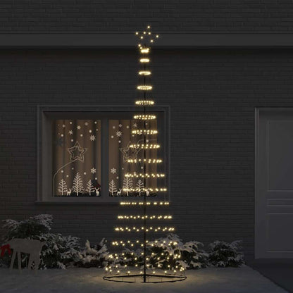 LED Weihnachtsbaum Warmes Weiß 100,5 x 100,5 x 302,5 cm Metall