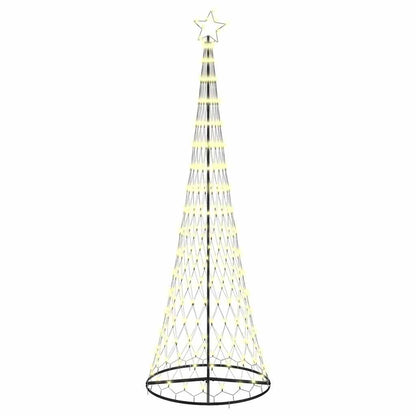 LED Weihnachtsbaum Warmes Weiß 100,5 x 100,5 x 302,5 cm Metall