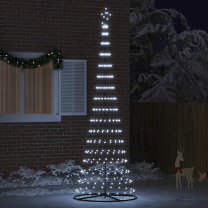LED Weihnachtsbaum Kaltes Weiß 100,5 x 100,5 x 302,5 cm Metall