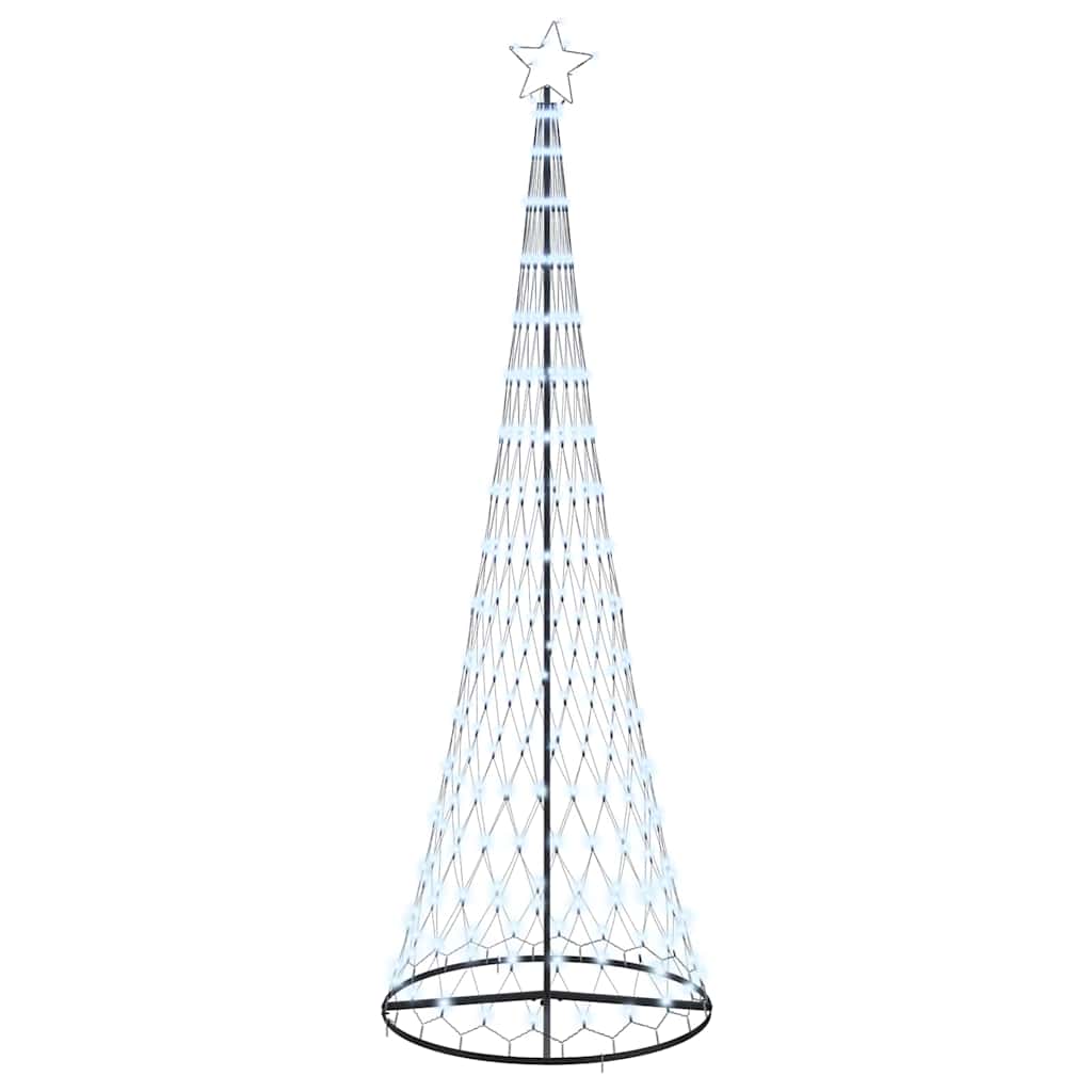 LED Weihnachtsbaum Kaltes Weiß 100,5 x 100,5 x 302,5 cm Metall