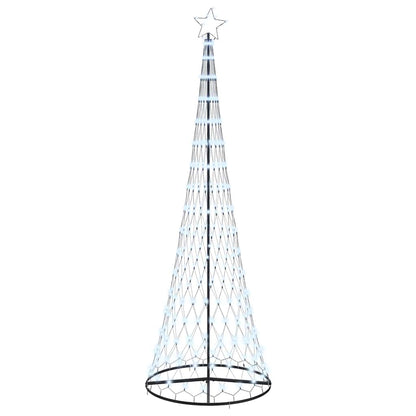 LED Weihnachtsbaum Kaltes Weiß 100,5 x 100,5 x 302,5 cm Metall