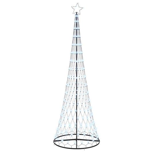 LED Weihnachtsbaum Kaltes Weiß 100,5 x 100,5 x 302,5 cm Metall