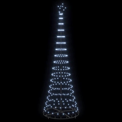LED Weihnachtsbaum Kaltes Weiß 100,5 x 100,5 x 302,5 cm Metall