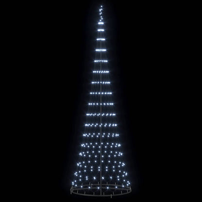 LED Weihnachtsbaum Kaltes Weiß 100,5 x 100,5 x 302,5 cm Metall
