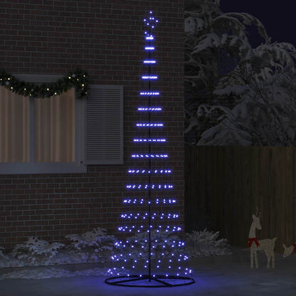 LED Weihnachtsbaum Blau 100,5 x 100,5 x 302,5 cm Metall