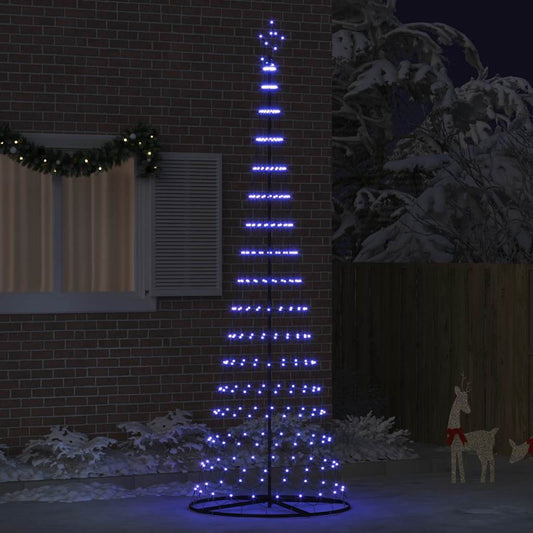LED Weihnachtsbaum Blau 100,5 x 100,5 x 302,5 cm Metall