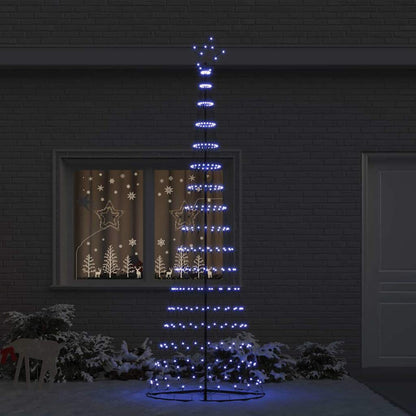 LED Weihnachtsbaum Blau 100,5 x 100,5 x 302,5 cm Metall