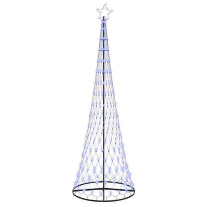 LED Weihnachtsbaum Blau 100,5 x 100,5 x 302,5 cm Metall