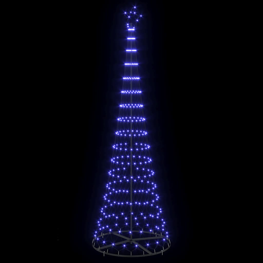 LED Weihnachtsbaum Blau 100,5 x 100,5 x 302,5 cm Metall