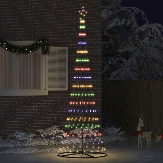 LED Weihnachtsbaum Mehrfarbig 100,5 x 100,5 x 302,5 cm Metall