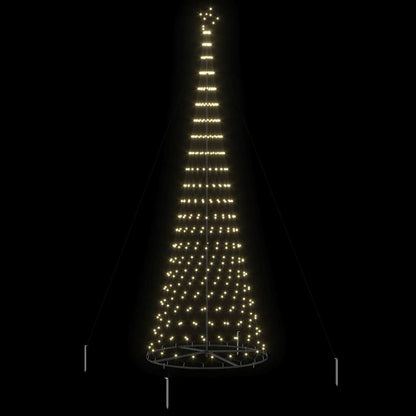 LED Weihnachtsbaum Warmes Weiß 138,5 x 138,5 x 399 cm Metall