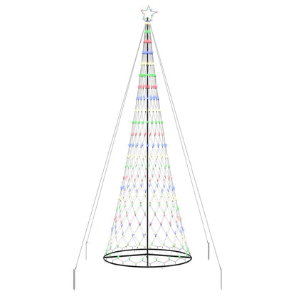LED Weihnachtsbaum Mehrfarbig 138,5 x 138,5 x 399 cm Metall